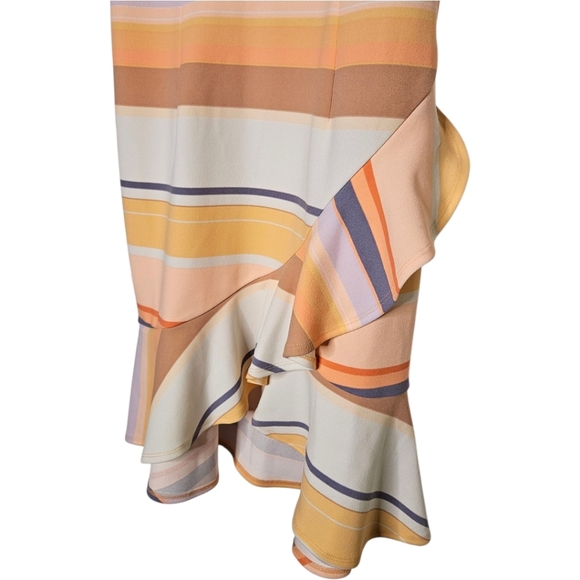 Bar III Samba Striped Ruffle Dress - Picture 5 of 8